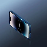 Nillkin CamShield Pro Magnetic Case iPhone 14 Pro Max Cover Camera Protector Blue (med MagSafe)