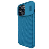 Nillkin CamShield Pro Case iPhone 14 Pro Armored Cover Camera Protector Blå