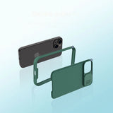 Nillkin CamShield Pro Case iPhone 14 Plus Armor Cover Camera Protector Sort