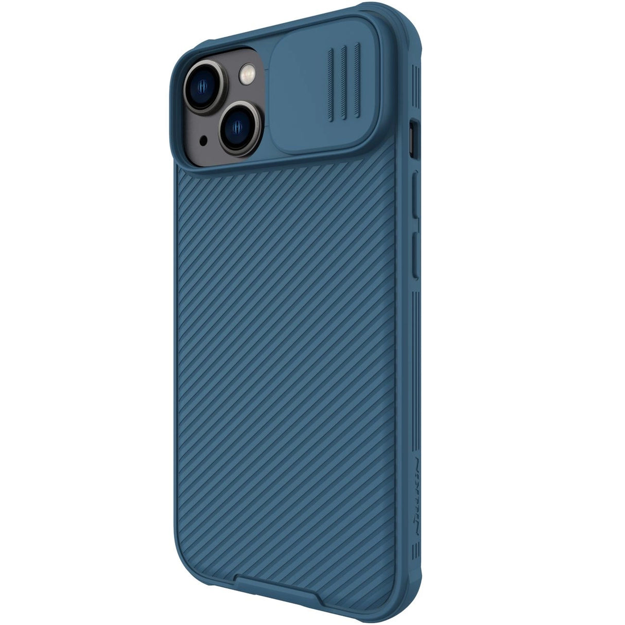 Nillkin CamShield Pro Case iPhone 14 Plus Armored Cover Camera Protector Blå