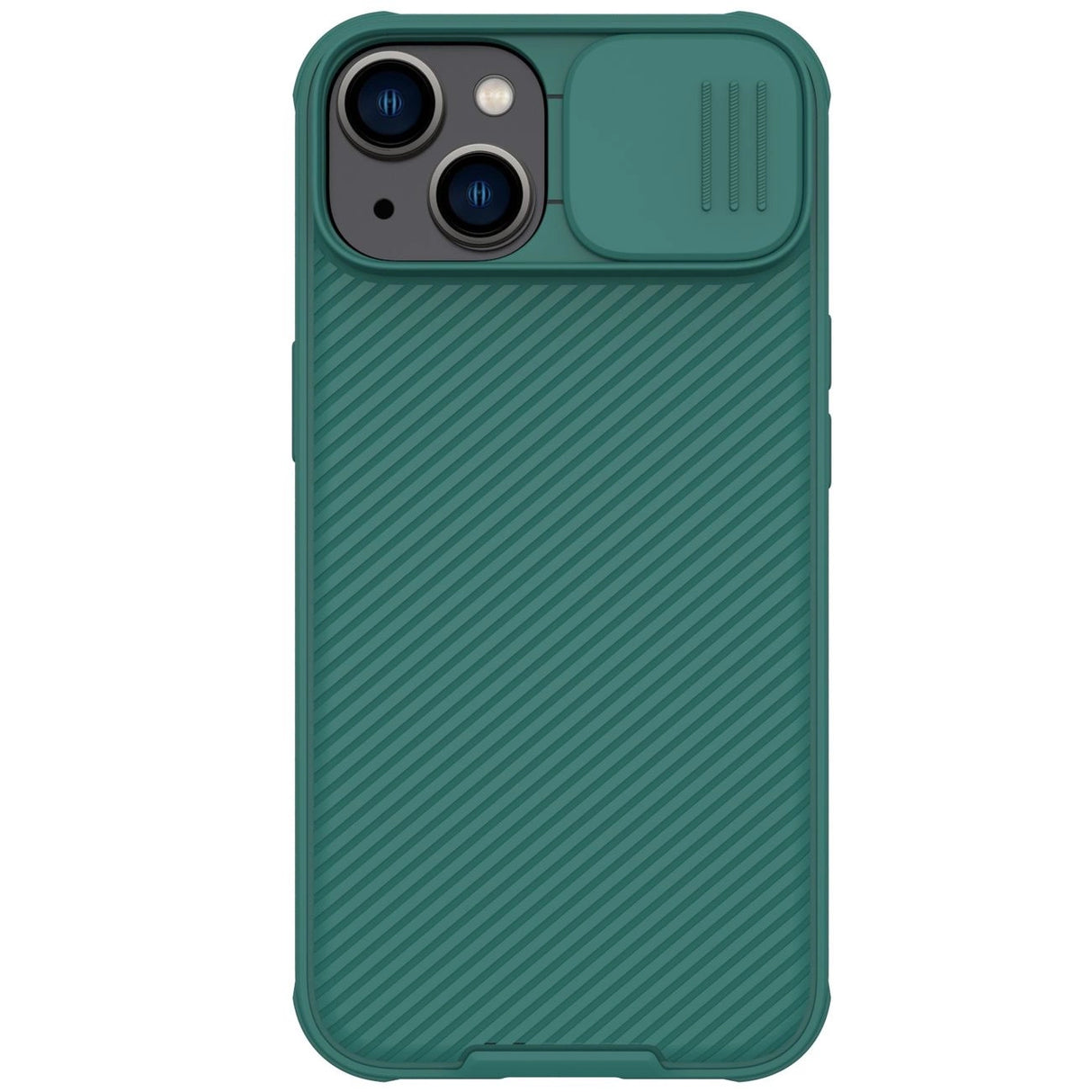 Nillkin CamShield Pro Case iPhone 14 Plus Armored Cover Camera Protector Grøn
