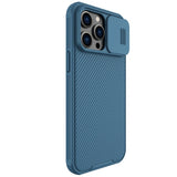 Nillkin CamShield Pro Case iPhone 14 Pro Max Armored Cover Camera Protector Blå