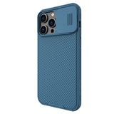 Nillkin CamShield Pro Case iPhone 14 Pro Max Armored Cover Camera Protector Blå