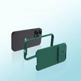 Nillkin CamShield Pro Case iPhone 14 Pro Max Armored Cover Camera Protector Blå