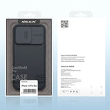 Nillkin CamShield Pro Case iPhone 14 Pro Max Armored Cover Camera Protector Blå