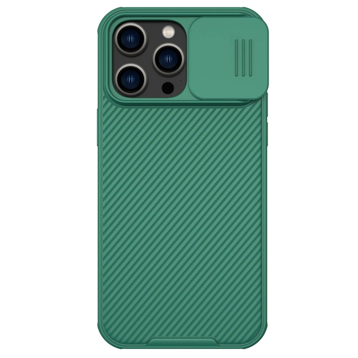 Nillkin CamShield Pro Case iPhone 14 Pro Max Armored Cover Camera Protector Grøn