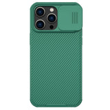 Nillkin CamShield Pro Case iPhone 14 Pro Max Armored Cover Camera Protector Grøn
