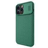 Nillkin CamShield Pro Case iPhone 14 Pro Max Armored Cover Camera Protector Grøn