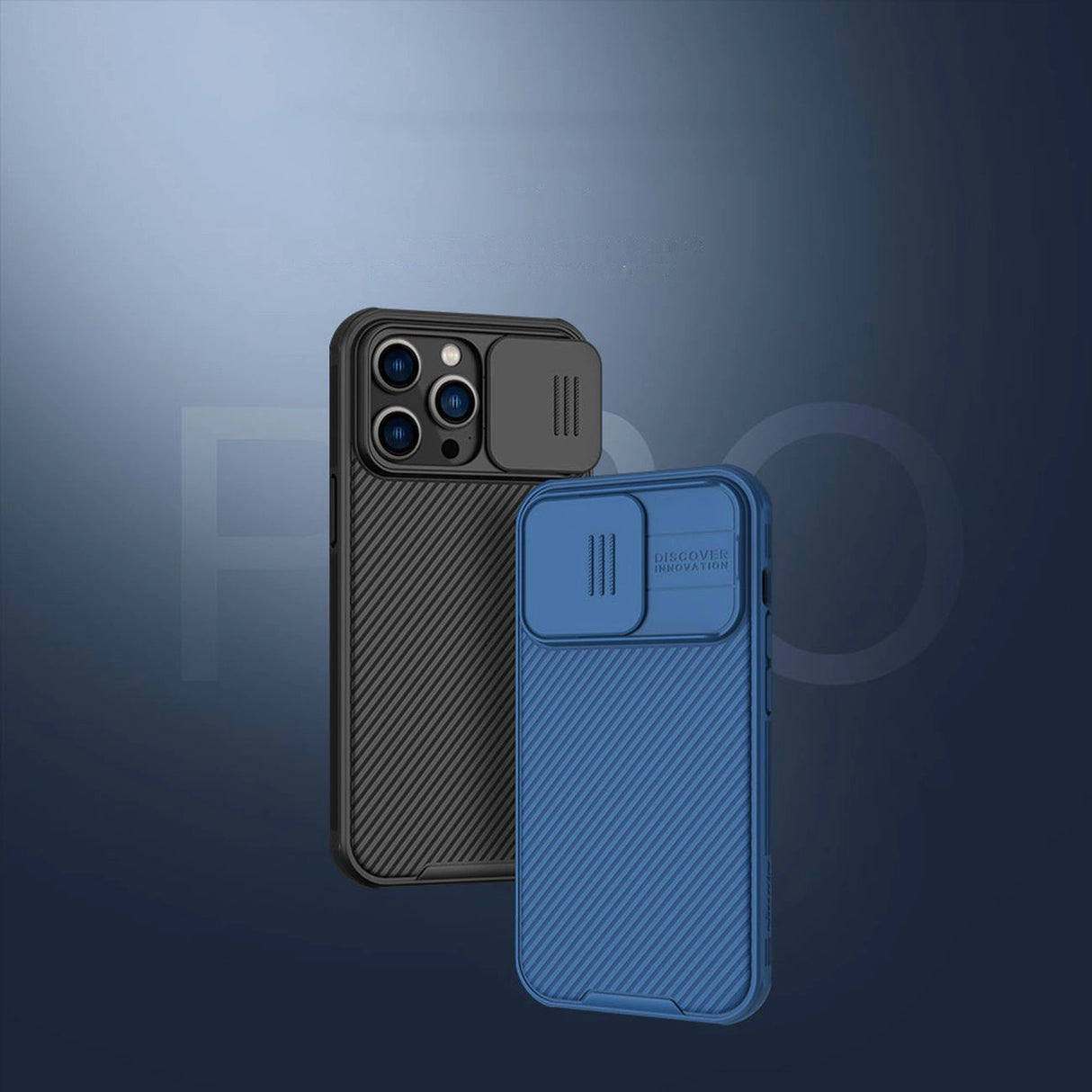 Nillkin CamShield Pro Case iPhone 14 Pro Max Armored Cover Camera Protector Grøn