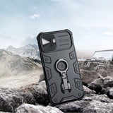 Nillkin CamShield Armor Pro Case iPhone 14 Plus case pansret cover med kamera cover ring stand sort