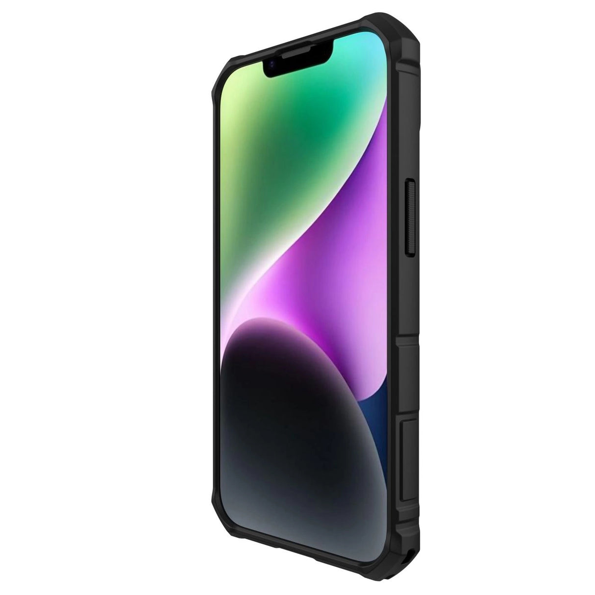 Nillkin CamShield Armor Pro Case iPhone 14 Plus pansret cover med kamera cover ring stativ blå