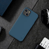 Nillkin Super Frosted Shield Pro-hylster til iPhone 14 Plus bagdæk grøn