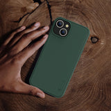 Nillkin Super Frosted Shield Pro-hylster til iPhone 14 Plus bagdæk grøn