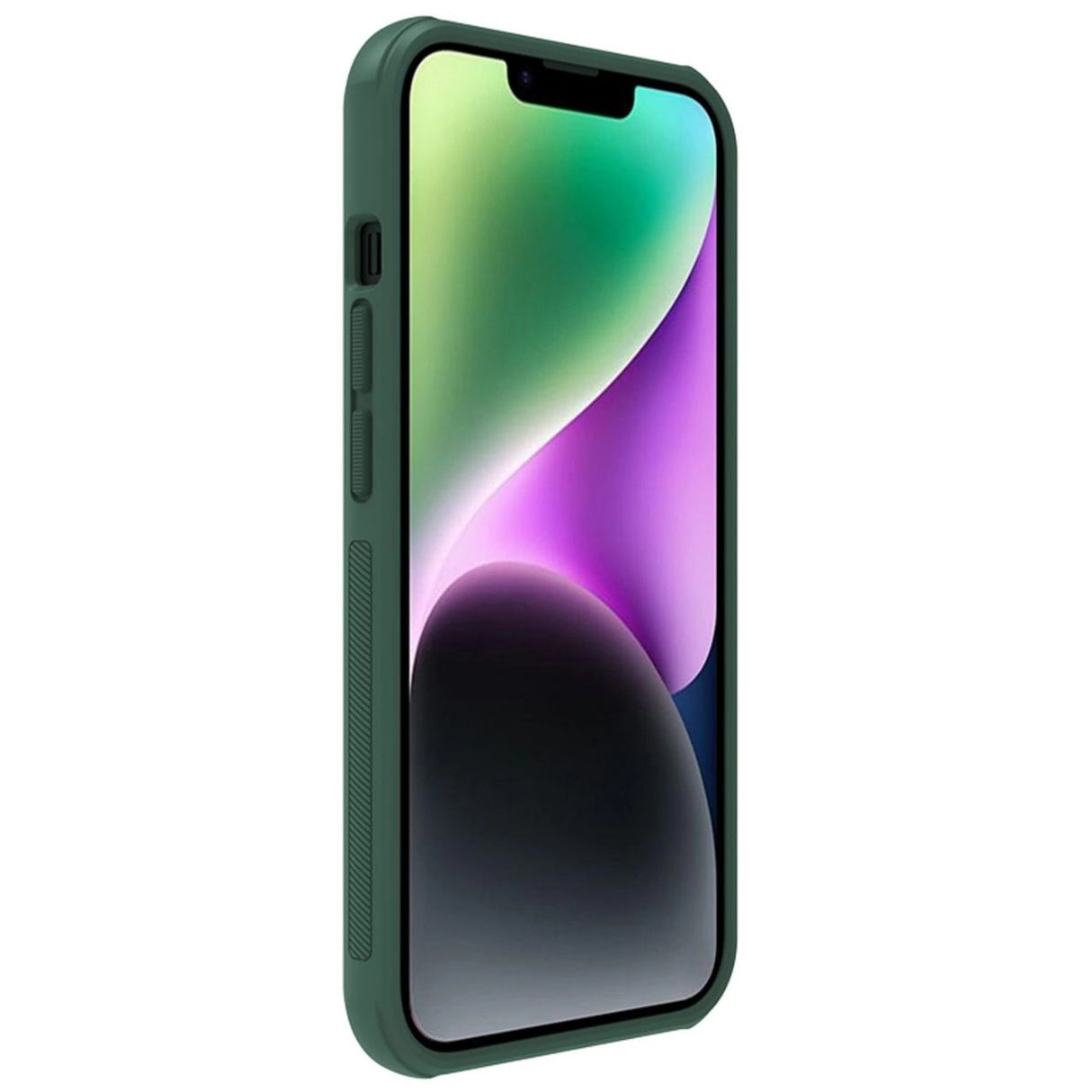 Nillkin Super Frosted Shield Pro-hylster til iPhone 14 Plus bagdæk grøn