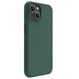 Nillkin Super Frosted Shield Pro-hylster til iPhone 14 Plus bagdæk grøn