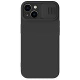 Nillkin CamShield Magnetisk Silicone Case iPhone 14 Plus Magnetisk MagSafe Cover med Kamera Beskytter Sort