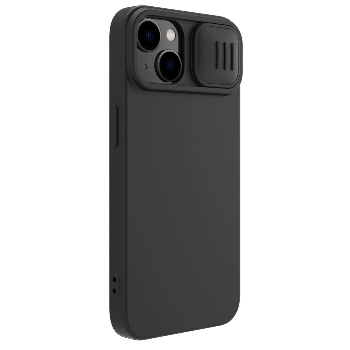 Nillkin CamShield Magnetisk Silicone Case iPhone 14 Plus Magnetisk MagSafe Cover med Kamera Beskytter Sort