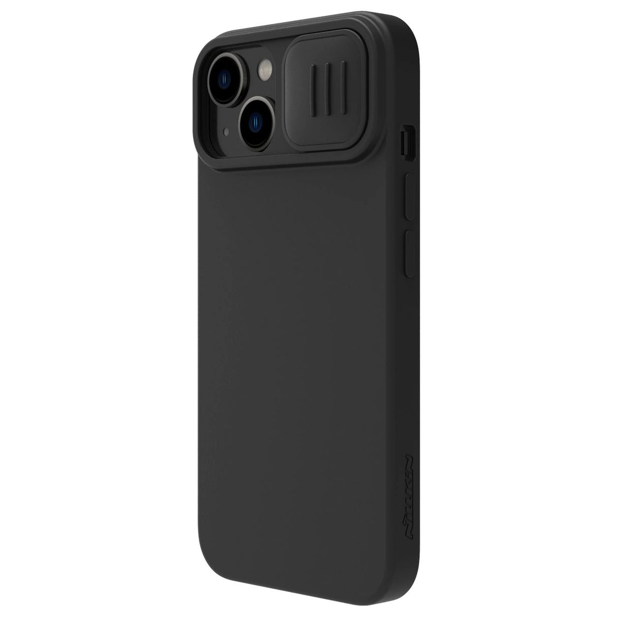 Nillkin CamShield Magnetisk Silicone Case iPhone 14 Plus Magnetisk MagSafe Cover med Kamera Beskytter Sort
