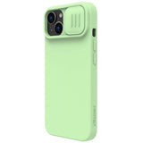 Nillkin CamShield Magnetisk Silicone Case iPhone 14 Plus Magnetisk MagSafe Cover med Kamera Beskytter Grøn