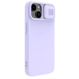 Nillkin CamShield Magnetisk Silicone Case iPhone 14 Plus Magnetisk MagSafe Camera Cover Purple