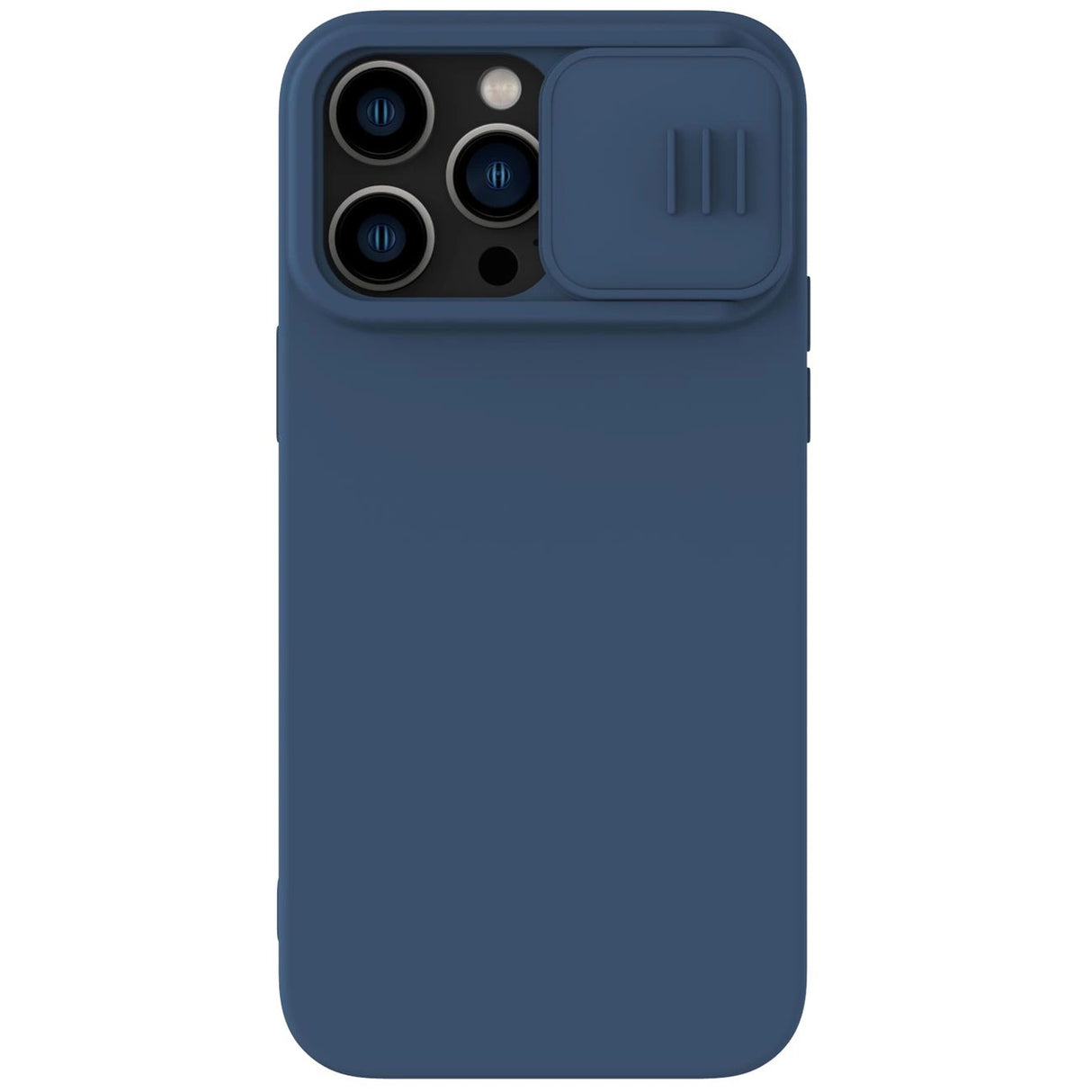 Nillkin CamShield Magnetisk Silicone Case iPhone 14 Pro Max Magnetisk MagSafe Cover med Kamera Beskytter Blå