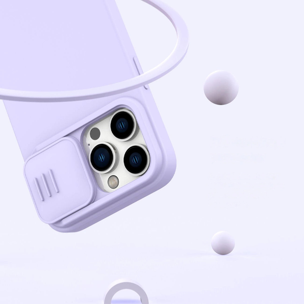 Nillkin CamShield Magnetisk Silicone Case iPhone 14 Pro Max Magnetisk MagSafe Cover med Kamera Beskytter Blå