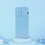 Nillkin CamShield Magnetisk Silicone Case iPhone 14 Pro Max Magnetisk MagSafe Cover med Kamera Beskytter Blå