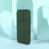 Nillkin CamShield Magnetisk Silicone Case iPhone 14 Pro Max Magnetisk MagSafe Cover med Kamera Beskytter Blå
