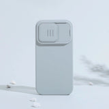 Nillkin CamShield Magnetisk Silicone Case iPhone 14 Pro Max Magnetisk MagSafe Cover med Kamera Beskytter Blå