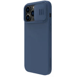 Nillkin CamShield Magnetisk Silicone Case iPhone 14 Pro Max Magnetisk MagSafe Cover med Kamera Beskytter Blå
