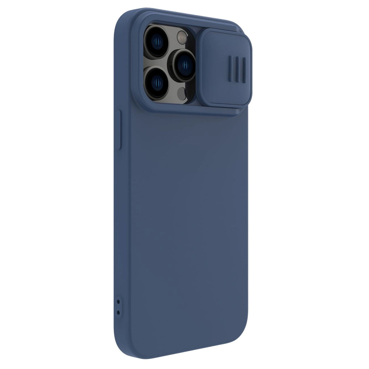Nillkin CamShield Magnetisk Silicone Case iPhone 14 Pro Max Magnetisk MagSafe Cover med Kamera Beskytter Blå