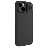 Nillkin CamShield Silky Silicone Case iPhone 14 Case med kamera beskytter sort