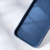 Nillkin CamShield Silky Silicone Case iPhone 14 Case med kamera beskytter sort