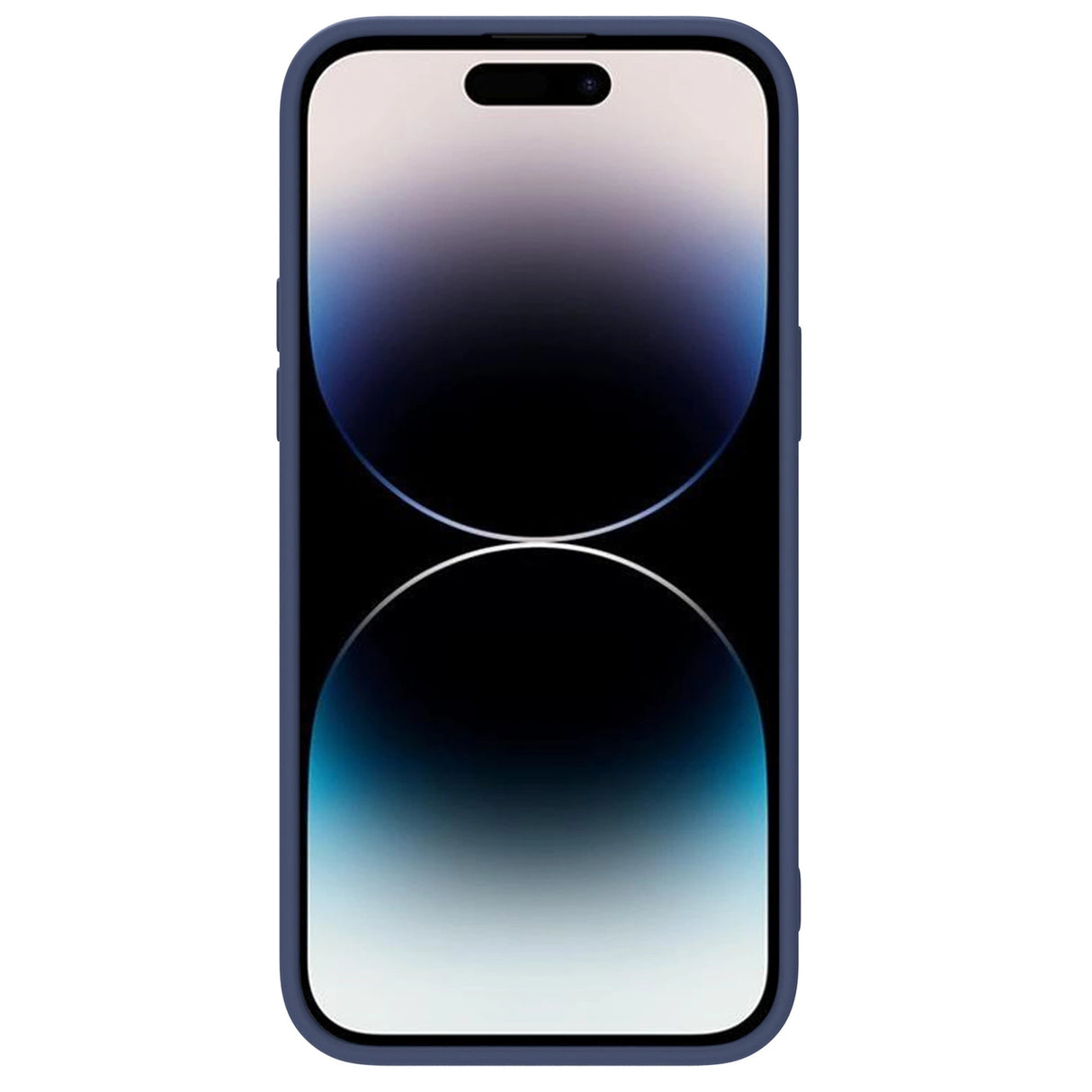 Nillkin CamShield Silky Silicone Case iPhone 14 Pro Case med kamera beskytter Blå