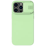 Nillkin CamShield Silky Silicone Case iPhone 14 Pro case med kamera cover grøn
