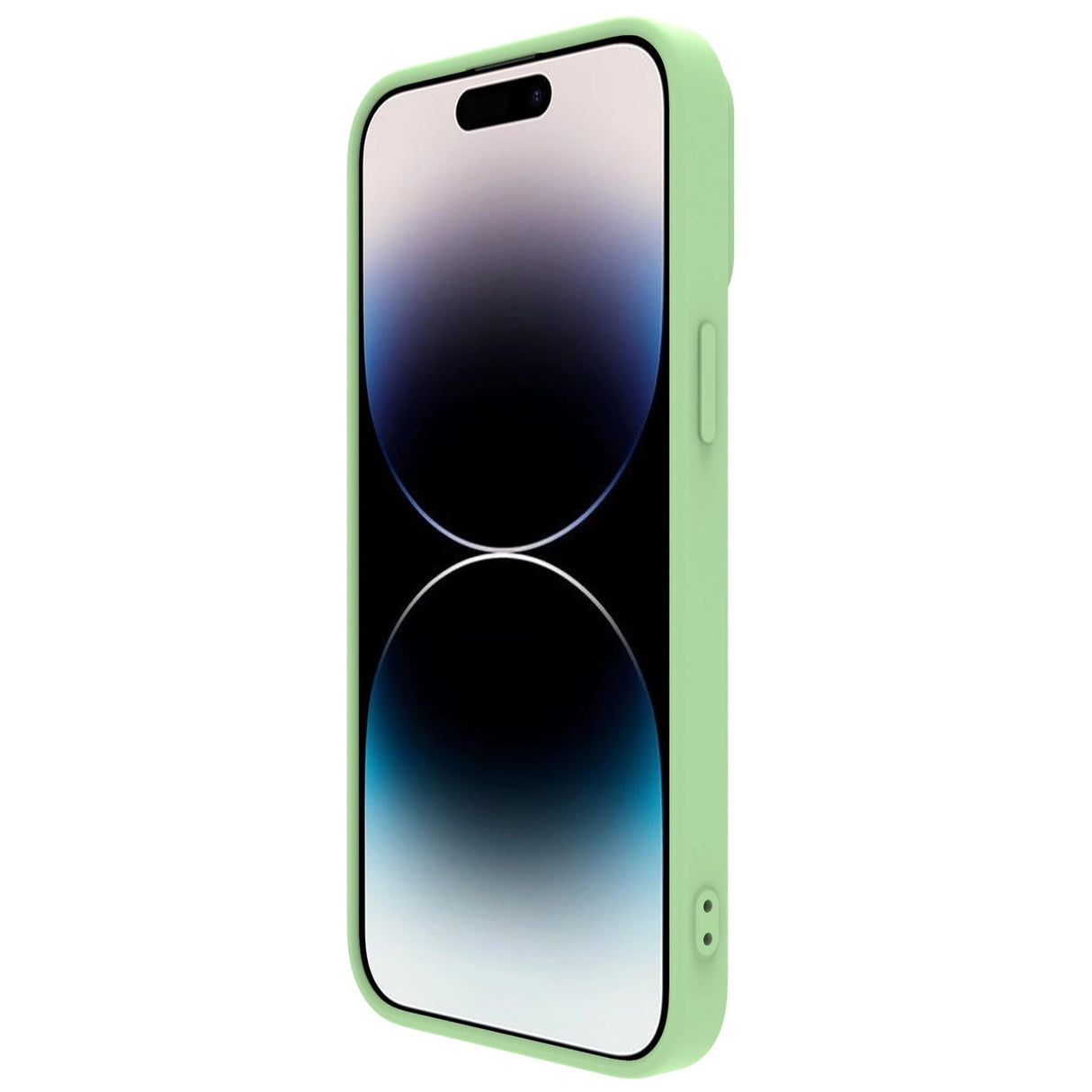 Nillkin CamShield Silky Silicone Case iPhone 14 Pro case med kamera cover grøn
