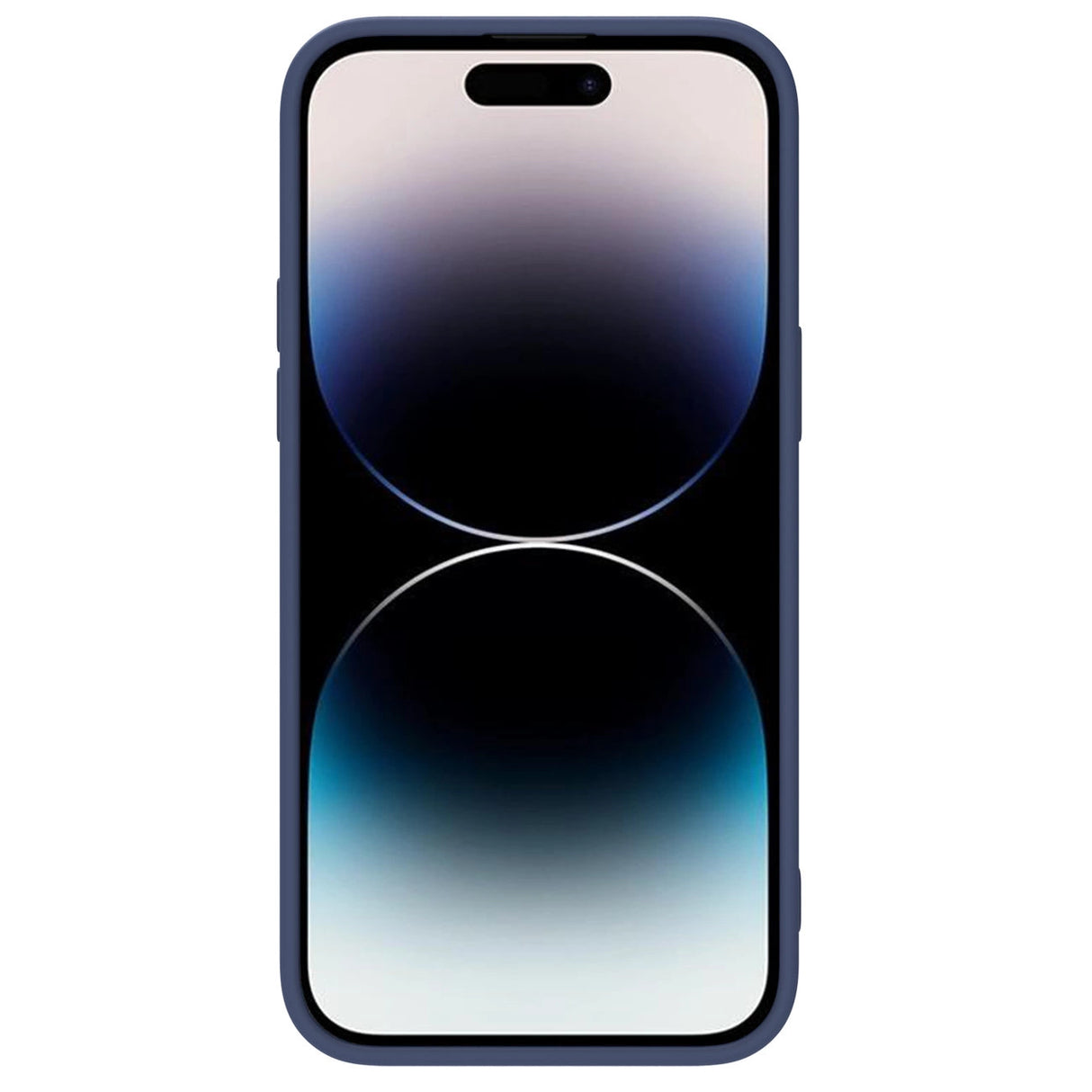 Nillkin CamShield Silky Silicone Case iPhone 14 Pro Max Silicone Cover med Kamera Beskytter Blå