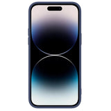 Nillkin CamShield Silky Silicone Case iPhone 14 Pro Max Silicone Cover med Kamera Beskytter Blå