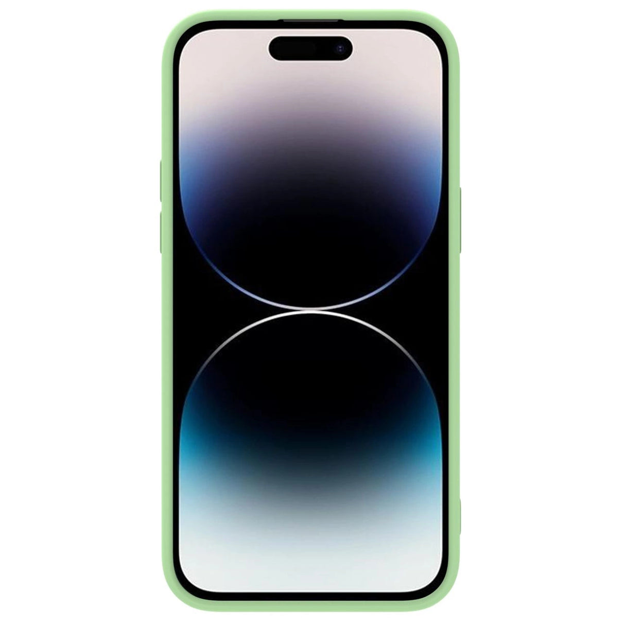 Nillkin CamShield Silky Silicone Case iPhone 14 Pro Max-hylster med kameraomslag grønt
