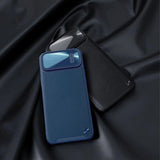 Nillkin CamShield Leather S Case iPhone 14 case cover med kamera cover sort