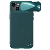 Nillkin CamShield Leather S Case iPhone 14 case cover med kamera cover grøn
