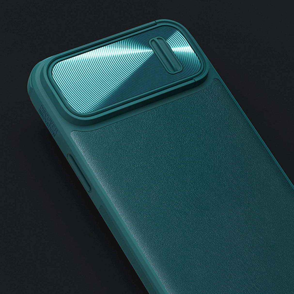 Nillkin CamShield Leather S Case iPhone 14 case cover med kamera cover grøn