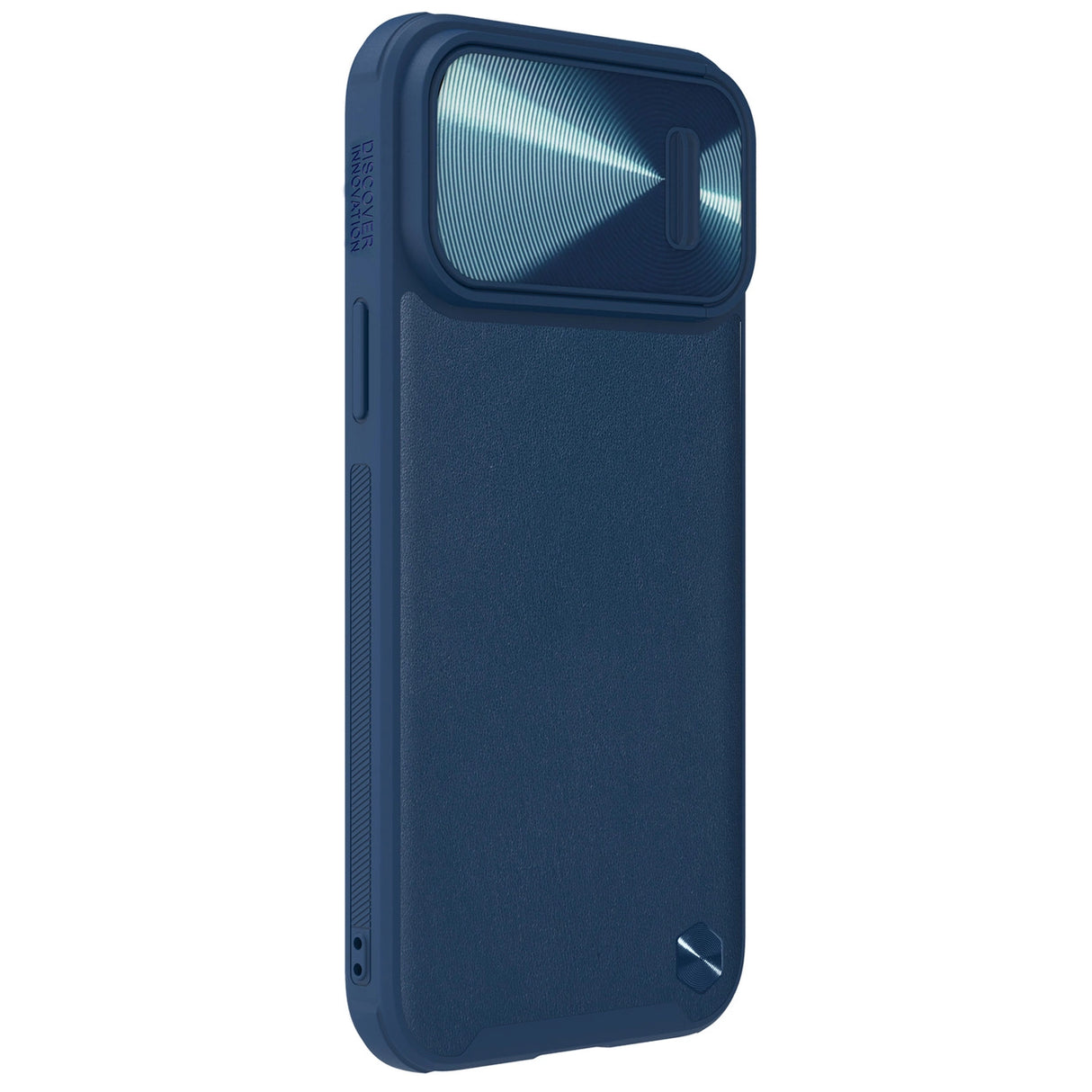 Nillkin CamShield Leather S Case iPhone 14 Pro case med kamera cover blå
