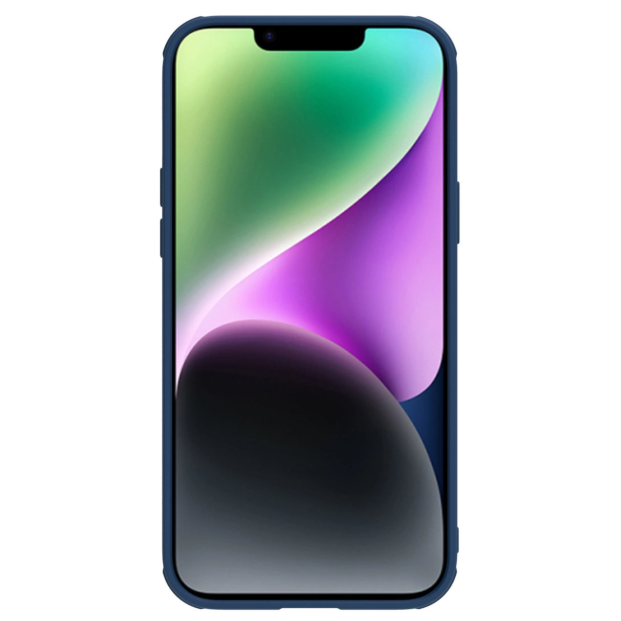 Nillkin CamShield Leather S Case iPhone 14 Plus case med kamera cover blå