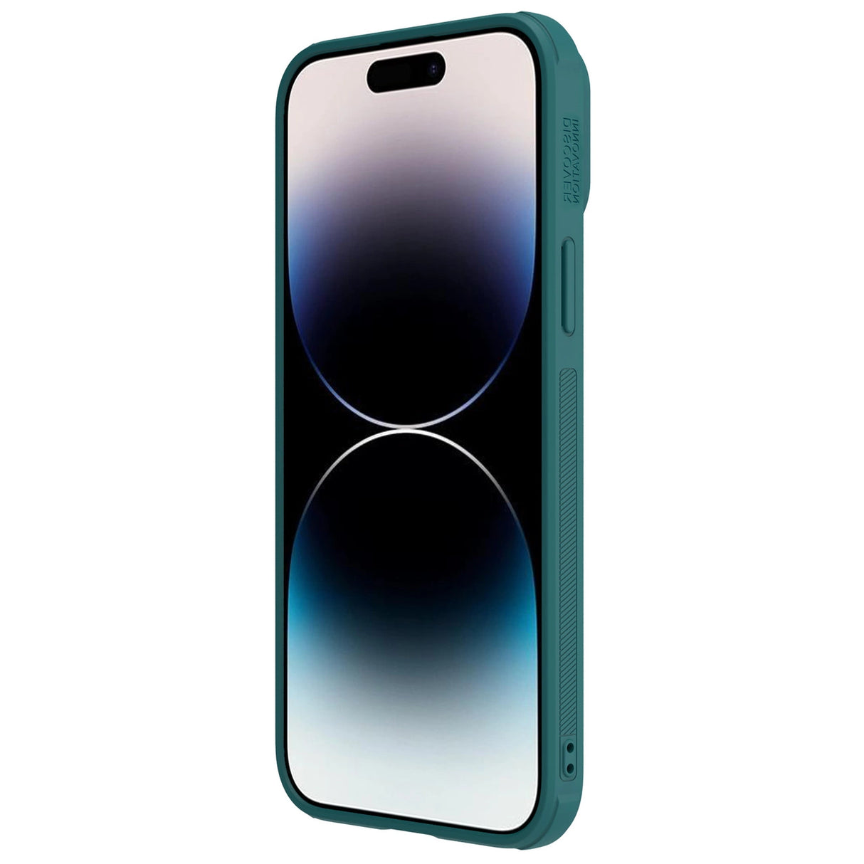 Nillkin CamShield Leather S Case iPhone 14 Pro Max-hylster med kameraomslag grønt