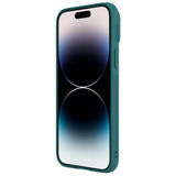 Nillkin CamShield Leather S Case iPhone 14 Pro Max-hylster med kameraomslag grønt