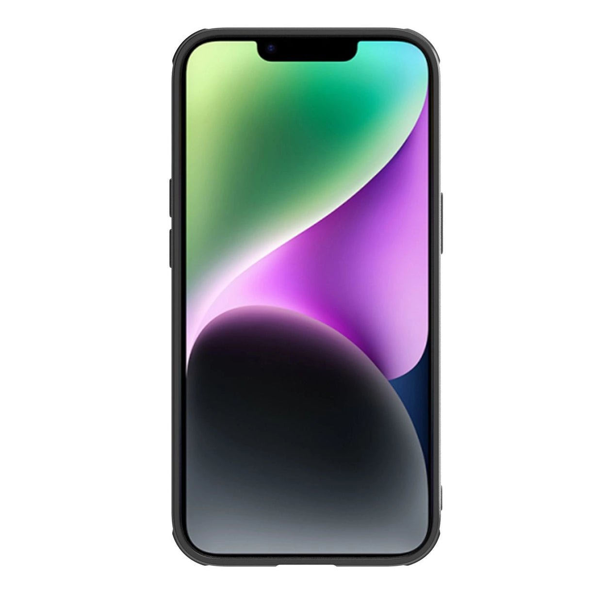 Nillkin Syntetisk Fiber S Case iPhone 14 Plus case med kamera cover, sort