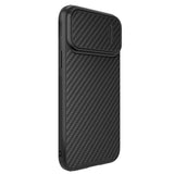 Nillkin Syntetisk Fiber S Case iPhone 14 Pro Max case med kamera cover, sort