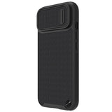 Nillkin Textured S Case til iPhone 14, pansret cover med kamera cover, sort