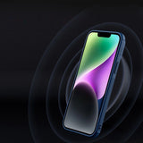 Nillkin Textured S Case til iPhone 14, pansret cover med kamera cover, sort